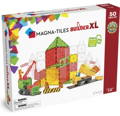 Produktbild von MAGNA-TILES Magnetische Bausteine Builder XL Trucks, 50 Teile