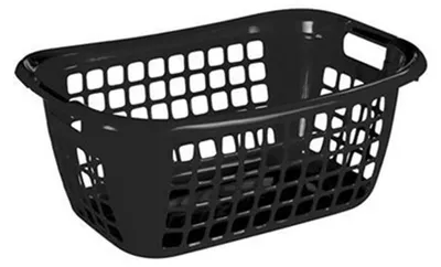 Produktbild von Sunware Wäschekorb 55 cm schwarz