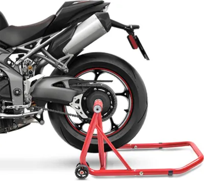 Produktbild von Einarm Montageständer für Triumph Speed Triple RS 18-20 Rot Hinterr