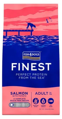 Obrázok produktu pre FISH4DOGS Finest Salmon pre veľké plemená psov - suché krmivo - 12 kg