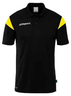 Produktbild von Uhlsport Squad 27 Polo Shirt - schwarz/limonengelb, Größe:128
