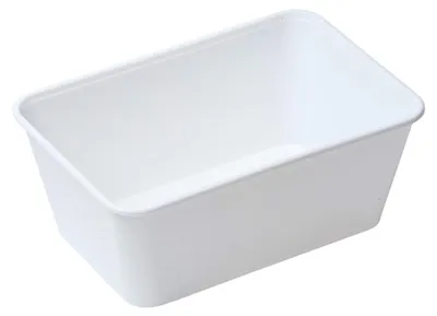 Image de Contenants pour micro-ondes de 1000 cc - 100 pièces - Avec couvercle - Blanc - Pour la conservation des aliments - Adaptés au micro-ondes - Boîtes de conservation pour repas