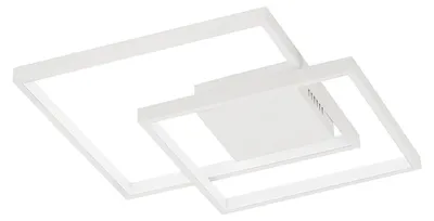 Produktbild von Nova Luce PORTO LED Deckenleuchte Weiß 30W Warmweiss 42,5x42,5x6cm dimmbar 9364036