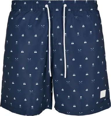 Produktbild von Urban Classics - PATTERN Swim Shorts skull - XL