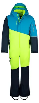 Immagine prodotto di TROLLKIDS Hallingdal Snowsuit – tuta da neve per bambini, giallo/blu, taglia 122 (350-709)