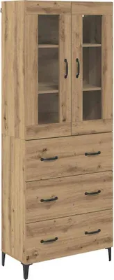 Image de Haut Armoire Chêne artisanal 69,5 x 34 x 180 cm