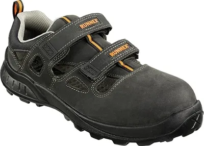Produktbild von ruNNex® unisex S1 Sicherheitssandalen "5100" TeamStar schwarz Größe 50
