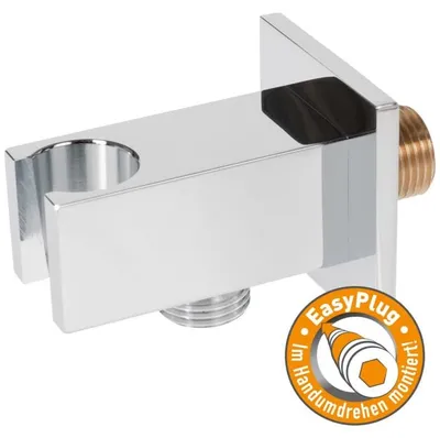 Produktbild von Kronenbach SUPRA 2.0 Wandanschlussbogen mit Brausehalter