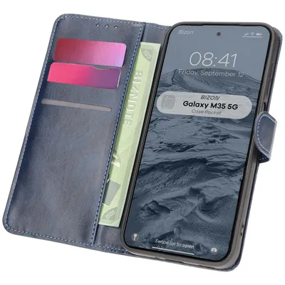 Produktbild von Bizon Case Pocket Samsung Galaxy M35 5G navy blau