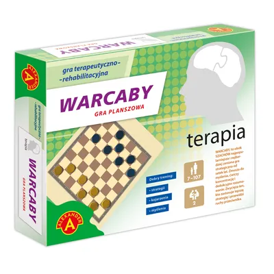 Produktbild von ALEXANDER Gra Warcaby Drewniane: Klasyczna gra z dużymi pionkami