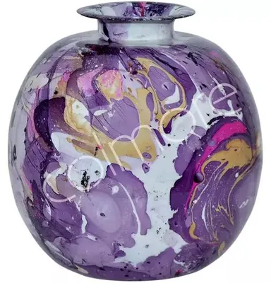 Produktbild von Vase lilac enamel IR 35x35x35