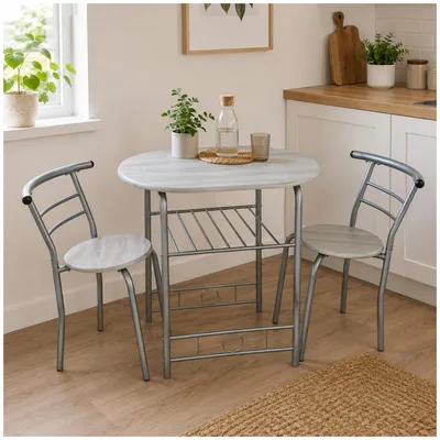 Produktbild von Tischgruppe Sonoma Merit 2-Sitzer Tisch 80x74x53 cm Stühle 35x74x35 cm