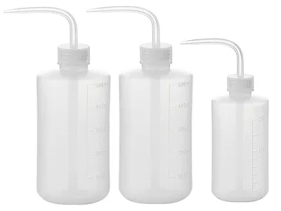 Zdjęcie produktu dla Butelka z rozpylaczem plastikowa - Zestaw 3 szt. - 250 ml i 500 ml - Przezroczysta - Do roślin i sprzątania