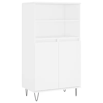 Produktbild von Highboard Weiß 60x36x110 cm Holzwerkstoff