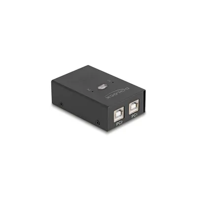 Zdjęcie produktu dla DeLOCK 11505, 0,48 Gbit/s, Przełącznik, Czarny, Metal, 45 mm, 69 mm