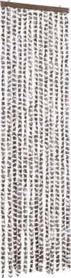 Produktbild von vidaXL Fliegenvorhang Taupe und Weiß 56x200 cm Chenille
