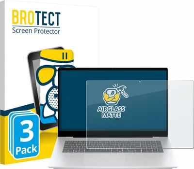 Produktbild von 3x BROTECT Entspiegelungs Schutzglas für HP OmniBook 7 17-dc Schutzfolie Panzer Folie Glas Display Schutz matt