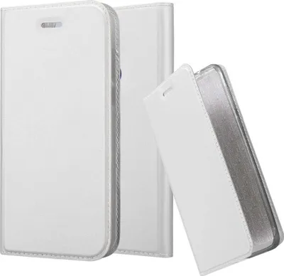 Produktbild von Cadorabo Handyhülle für Honor 8 / 8 PREMIUM Schutz Hülle in Silber Cover Etui Book Case Booklet