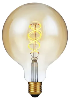 Produktbild von SPL E27 LED Filamentlampe G125 5W Extra Warmweiß Dimmbar