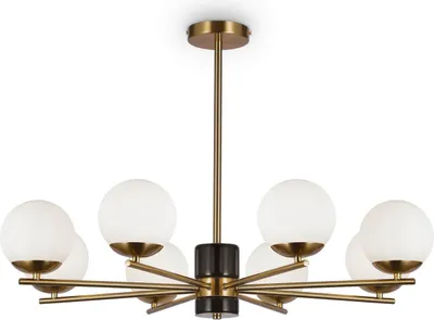 Produktbild von Maytoni Marble Pendelleuchte, Hängeleuchte 8x E27 Messing