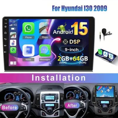Immagine prodotto di Autoradio con schermo touchscreen da 7 pollici, sistema Android e CarPlay wireless