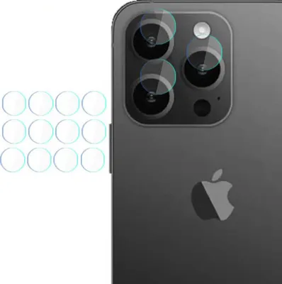 Produktbild von 3mk Objektivschutz für iPhone 15 Pro 4 Sätze