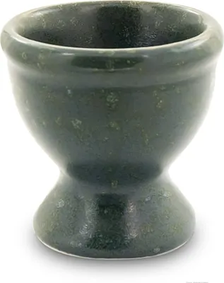 Produktbild von Original Bunzlauer Keramik Eierbecher klassisch hoch Ø 5,4 cm x H 5,2 cm Nachbildung ZIELON grün