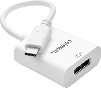 Produktbild von celexon USB-C auf DisplayPort M/F Adapter, weiß