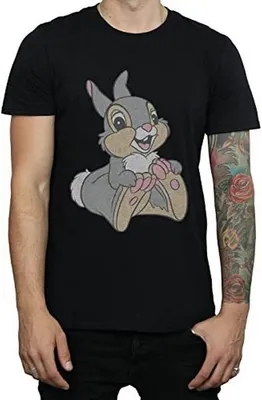 Produktbild von Disney - "Classic" T-Shirt für Herren BI577 (3XL) (Schwarz)