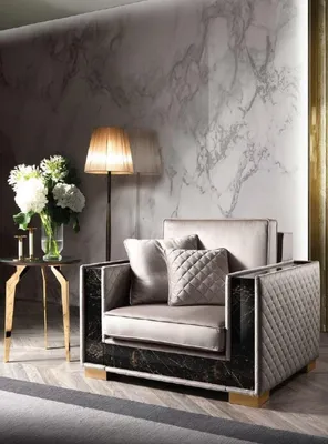 Produktbild von Sessel Couch Polster Sitz Designer Textil 1 Sitzer Couchen Polster Modern Design