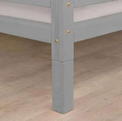 Produktbild von Set of Additional Wooden Legs FOOTS - Grey - 20 cm - For beds up to 120 cm wide (4 pcs)