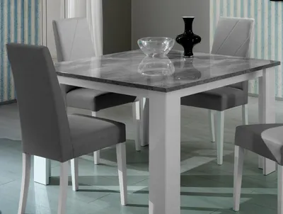 Produktbild von Design Esstisch Quadratischer Moderner Tisch Esszimmer Holz Tische Italy
