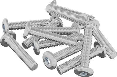 Imagen del producto de vidaXL: Tornillos de fijación para cabeza, 2647 unidades, color plateado, acero