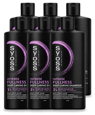Zdjęcie produktu dla 6 sztuk szamponu Syoss Intense Fullness - 440 ml - zestaw ekonomiczny
