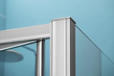 Produktbild von Polysan EASY Duschabtrennung Quadrat 900x900mm, Falttüren, L/R Variante, Klarglas