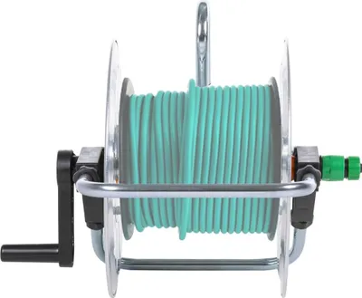 Produktbild von vidaXL Schlauchtrommel Wandmontage für 50m 1/2" oder 35m 3/4" Schlauch