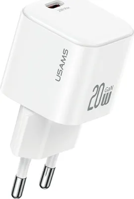 Immagine prodotto di Usams Charger 20W 1xUSB-C + Cable USB-C white