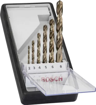 Image de Set de 6 forets métaux cobalt HSS-CO 135 ° Robustline - BOSCH - 2607019924