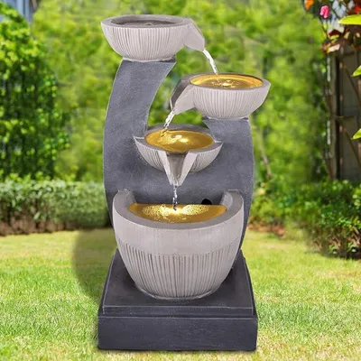 Immagine prodotto di Fontane da giardino, fontane ornamentali, fontane da interno, fontane a cascata, fontane da giardino a 230V, giochi d'acqua per giardino, stagni ornamentali, terrazze