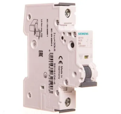 Imagen del producto de Siemens 5SY6104-6, interruptor de protección de línea, 1 unidad