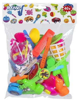 Productafbeelding van Assortiment feestzakjes met 40 speeltjes