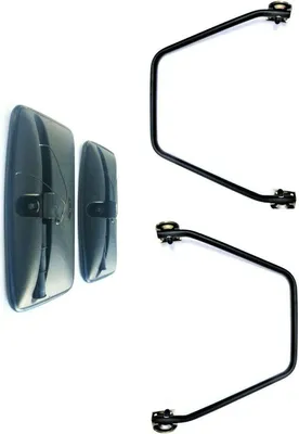 Produktbild von 2x Seitenspiegel Beheizt Traktor 410x205 mm ř15-30 Spiegelhalter Spiegelarm SET