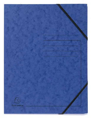 Immagine prodotto di 5x Exacompta 555412E 5er Eckspanner 555412E DIN A4 Karton blau