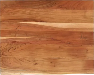 Image de vidaXL Plateau de bureau 100x80x3,8 cm bois massif acacia bord d'arbre