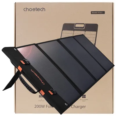 Immagine prodotto di Choetech Caricatore Solare Pieghevole 120W 1 X Usb Tipo C / 1 X Usb Tipo A (Sc008 Nuovo)