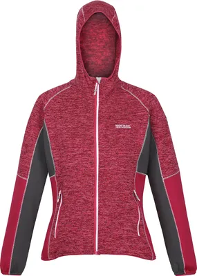 Produktbild von Regatta Strickfleecejacke Damen mit Kapuze, Farbe:Rot, Größe:36