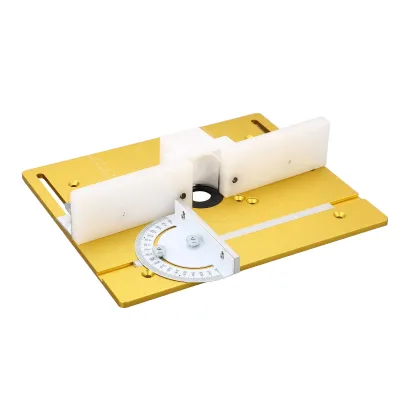 Obrázek produktu pro Hliníková slitina Flip Board,Deska pro vložení stolního routeru,Základní deska pro vložení stolní pily Router, Stolní pila Router Lift System, Základní deska pro dřevoobrábění, Deska pro vložení stolního povrchu Flip Board
