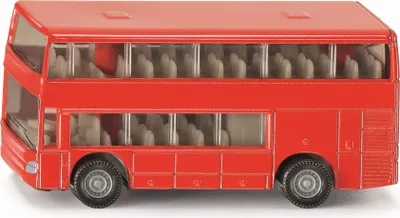 Produktbild von Siku Doppelstock Reisebus Modellbus rot; 1321
