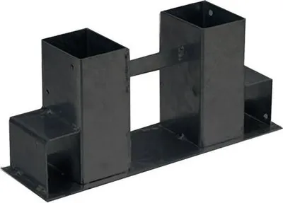 Zdjęcie produktu dla Stojak na drewno opałowe 340x150mm CZARNY (1szt)
