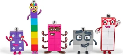 Zdjęcie produktu dla Zestaw figurek Numberblocks - od sześciu do dziesięciu